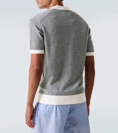 Orlebar Brown Horton wool and cotton polo shirt | Thumbnail 3