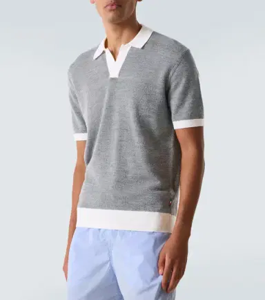Orlebar Brown Horton wool and cotton polo shirt | Thumbnail 5