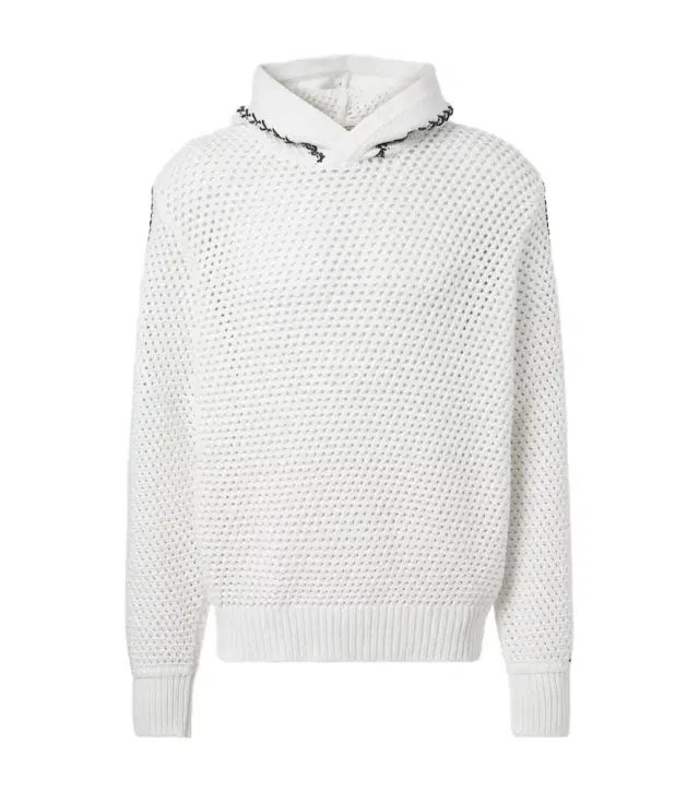 Orlebar Brown Kirk striped crochet cotton-blend hoodie