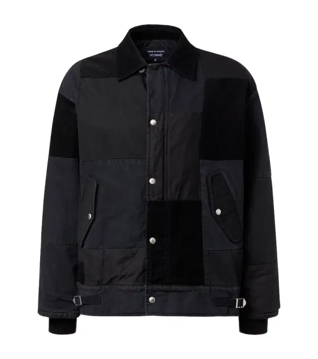 Comme des Garcons Homme Comme des Garçons Homme Paneled cotton Oxford jacket