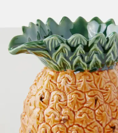Bordallo Pinheiro Ananás ceramic pitcher | Thumbnail 3