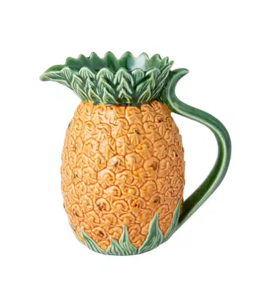 Bordallo Pinheiro Ananás ceramic pitcher | Thumbnail 1