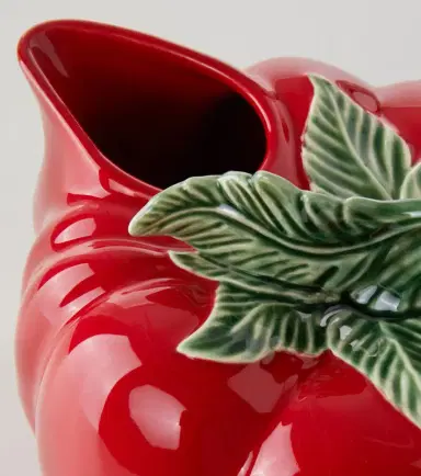 Bordallo Pinheiro Tomate ceramic pitcher | Thumbnail 3