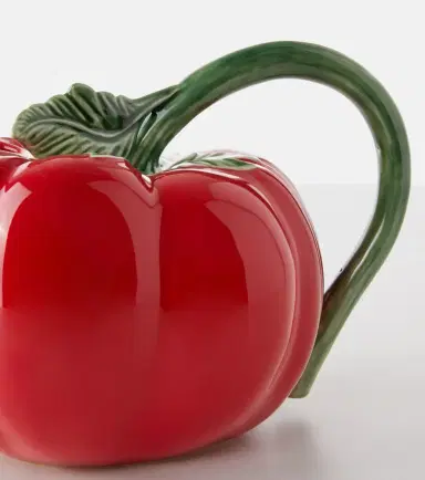 Bordallo Pinheiro Tomate ceramic pitcher | Thumbnail 4