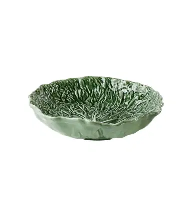 Bordallo Pinheiro Cabbage earthenware salad bowl | Thumbnail 1