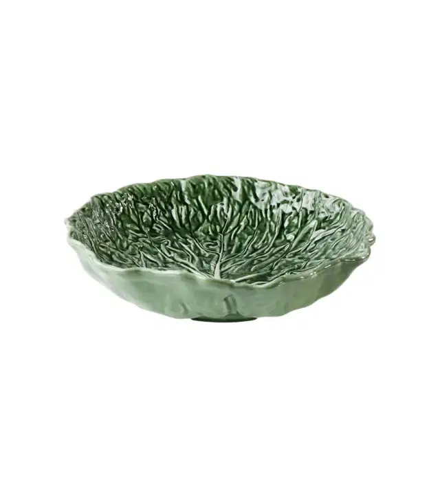 Bordallo Pinheiro Cabbage earthenware salad bowl