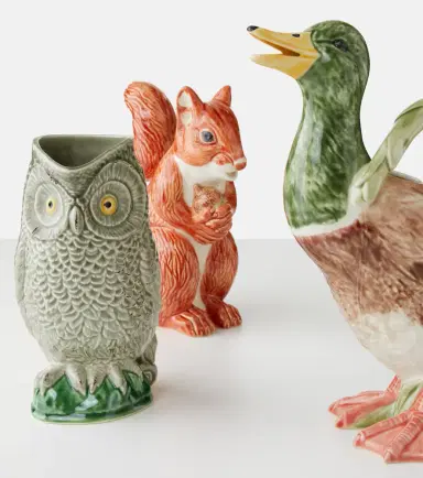 Bordallo Pinheiro Squirrel earthenware pitcher | Thumbnail 2