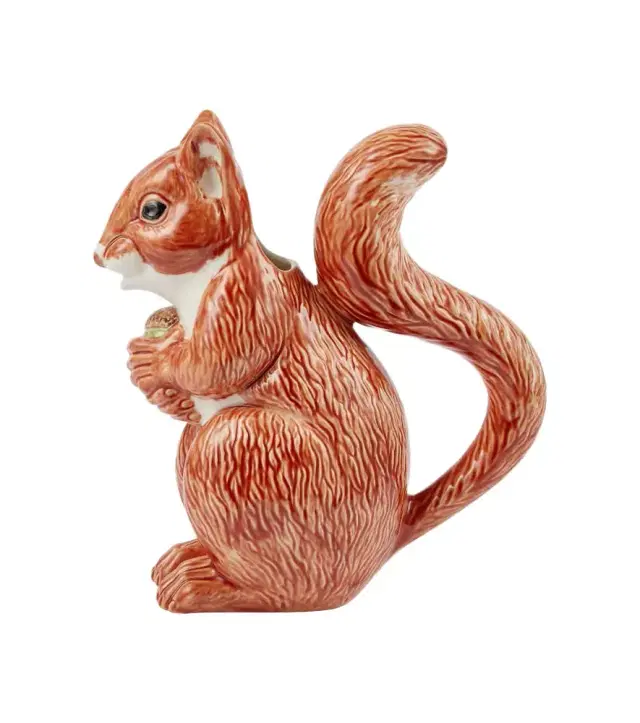 Bordallo Pinheiro Squirrel earthenware pitcher