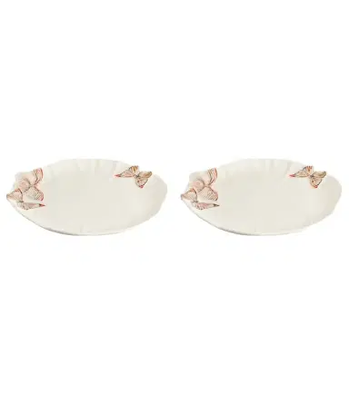 Bordallo Pinheiro Set of 2 ceramic charger plates by Claudia Schiffer | Thumbnail 1