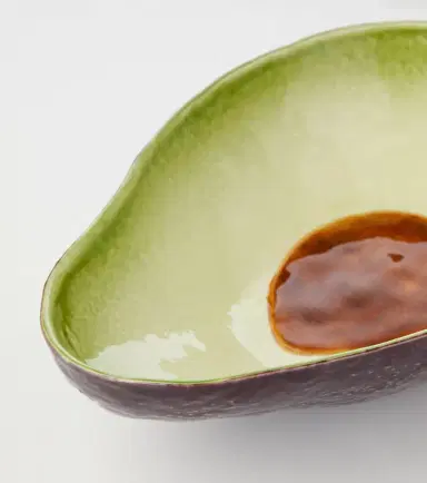 Bordallo Pinheiro Tropical Fruits Avocado earthenware salad bowl | Thumbnail 2