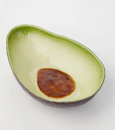Bordallo Pinheiro Tropical Fruits Avocado earthenware salad bowl | Thumbnail 3