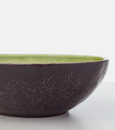 Bordallo Pinheiro Tropical Fruits Avocado earthenware salad bowl | Thumbnail 4