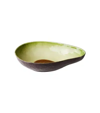 Bordallo Pinheiro Tropical Fruits Avocado earthenware salad bowl | Thumbnail 1