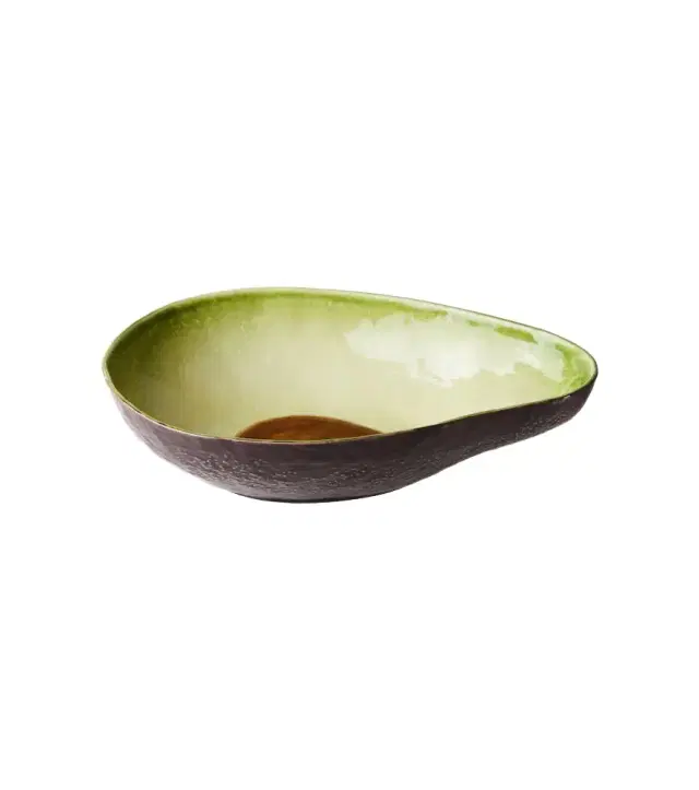 Bordallo Pinheiro Tropical Fruits Avocado earthenware salad bowl