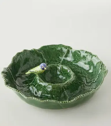 Bordallo Pinheiro Cinerária ceramic appetizer plate | Thumbnail 4