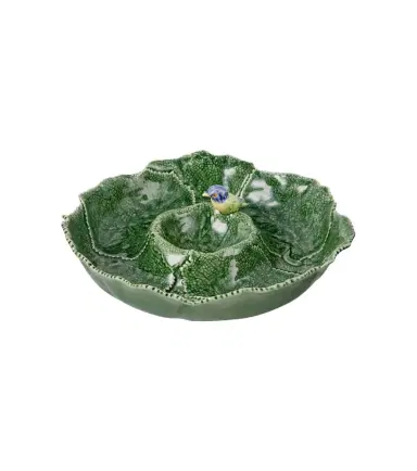 Bordallo Pinheiro Cinerária ceramic appetizer plate | Thumbnail 1