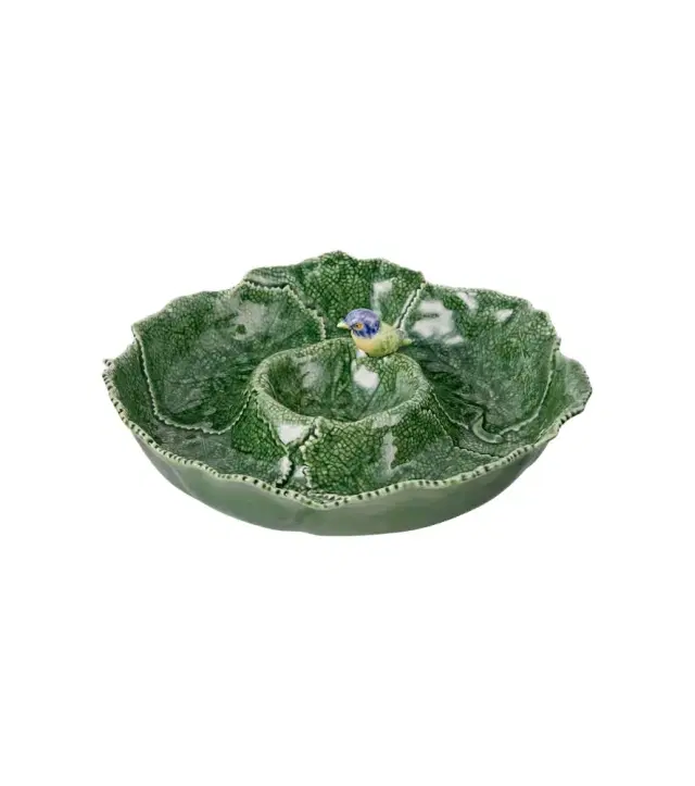 Bordallo Pinheiro Cinerária ceramic appetizer plate