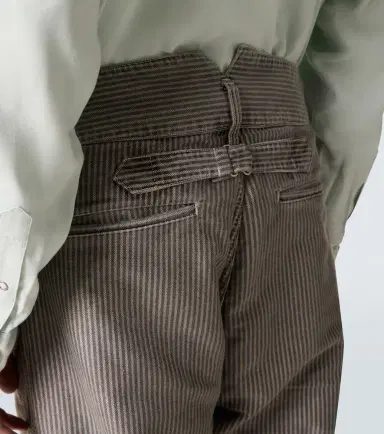 Visvim Pastoral striped cotton wide-leg pants | Thumbnail 6 Visvim Pastoral striped cotton wide-leg pants | Thumbnail 6