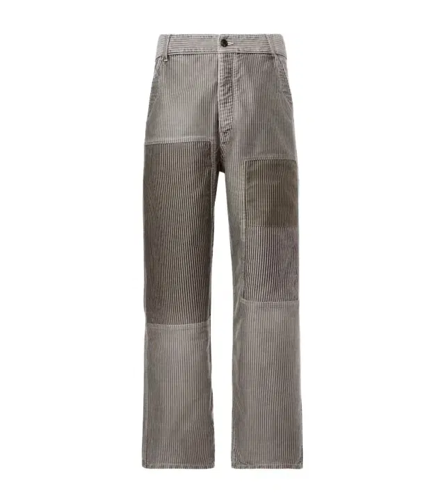 Visvim Pastoral striped cotton wide-leg pants