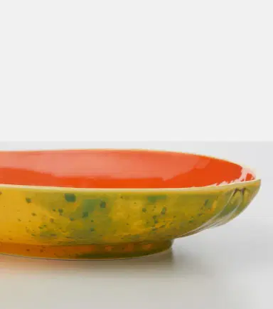 Bordallo Pinheiro Tropical Fruits Papaya earthenware platter | Thumbnail 2