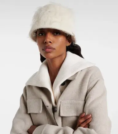 Brunello Cucinelli Alpaca-blend bucket hat | Thumbnail 4 Brunello Cucinelli Alpaca-blend bucket hat | Thumbnail 4