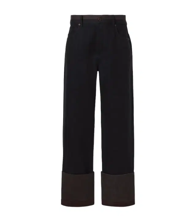 Loewe Colorblocked wide-leg jeans