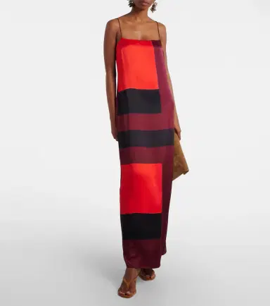 Staud Mae printed silk-blend maxi dress | Thumbnail 2