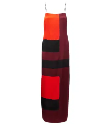 Staud Mae printed silk-blend maxi dress | Thumbnail 1