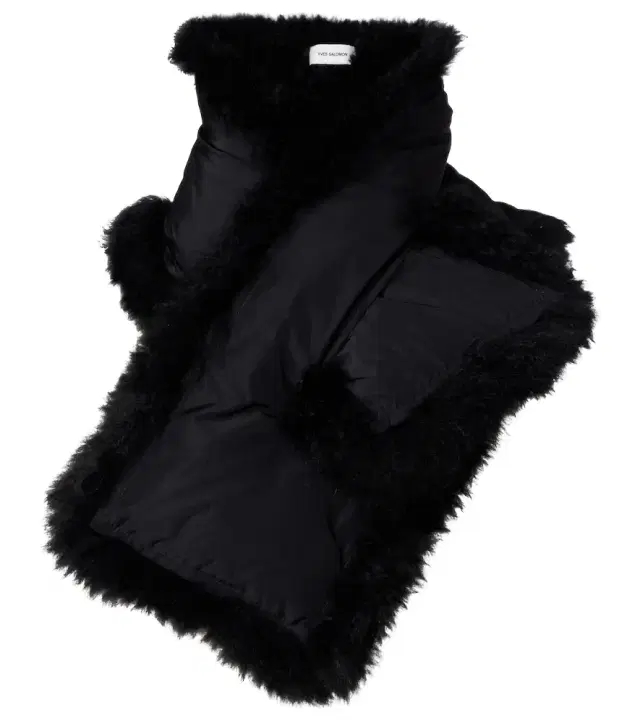 Yves Salomon Reversible shearling down scarf