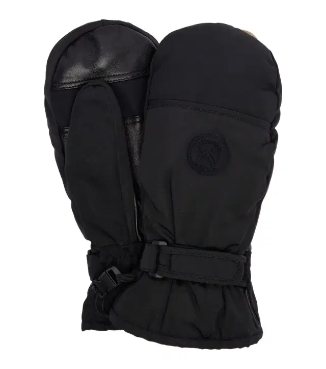 Yves Salomon Leather-trimmed mittens