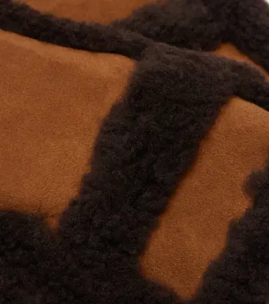 Yves Salomon Shearling-trimmed leather mittens | Thumbnail 2