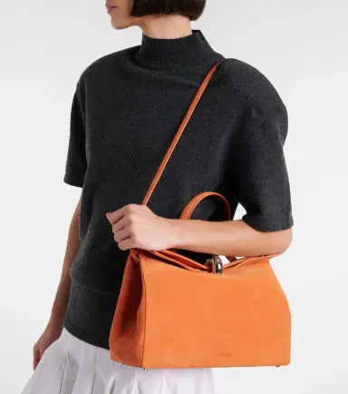 Jacquemus Valérie Medium suede top-handle bag | Thumbnail 4