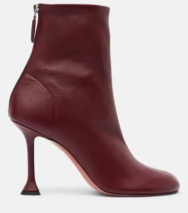 Amina Muaddi Iris 95 leather ankle boots | Thumbnail 3 Amina Muaddi Iris 95 leather ankle boots | Thumbnail 3
