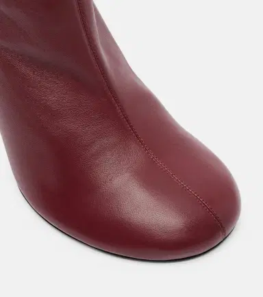Amina Muaddi Iris 95 leather ankle boots | Thumbnail 4 Amina Muaddi Iris 95 leather ankle boots | Thumbnail 4