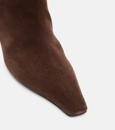 Amina Muaddi Jamie 25 suede ankle boots | Thumbnail 4