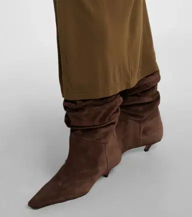 Amina Muaddi Jamie 25 suede ankle boots | Thumbnail 6