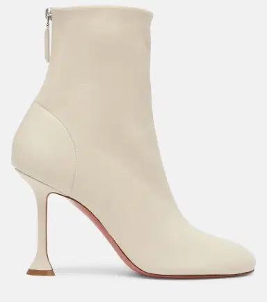 Amina Muaddi Iris 95 leather ankle boots | Thumbnail 4