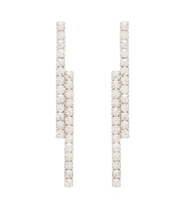Jennifer Behr Gwen crystal-embellished drop earrings