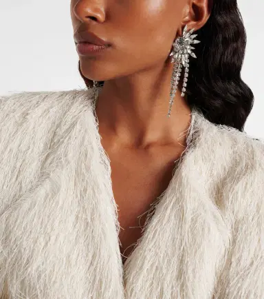 Jennifer Behr Shantalle crystal-embellished drop earrings | Thumbnail 5