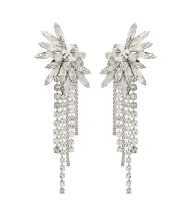 Jennifer Behr Shantalle crystal-embellished drop earrings | Thumbnail 1