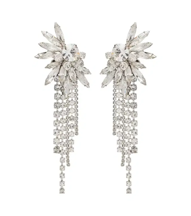 Jennifer Behr Shantalle crystal-embellished drop earrings