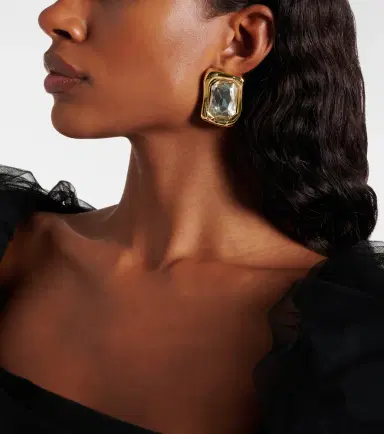 Jennifer Behr Caterina crystal-embellished earrings | Thumbnail 6