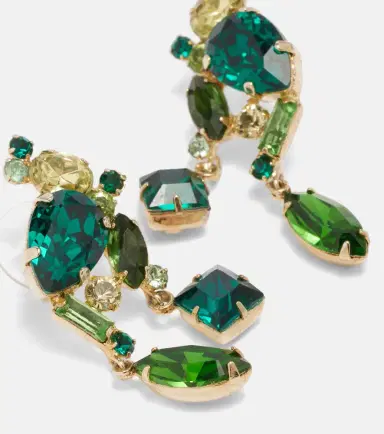Jennifer Behr Ambra crystal-embellished drop earrings | Thumbnail 3 Jennifer Behr Ambra crystal-embellished drop earrings | Thumbnail 3