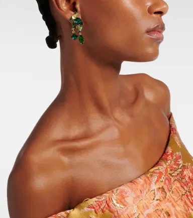 Jennifer Behr Ambra crystal-embellished drop earrings | Thumbnail 5 Jennifer Behr Ambra crystal-embellished drop earrings | Thumbnail 5