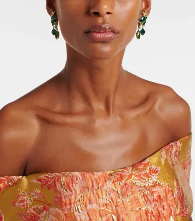 Jennifer Behr Ambra crystal-embellished drop earrings | Thumbnail 6 Jennifer Behr Ambra crystal-embellished drop earrings | Thumbnail 6