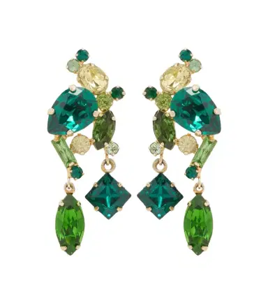 Jennifer Behr Ambra crystal-embellished drop earrings | Thumbnail 1 Jennifer Behr Ambra crystal-embellished drop earrings | Thumbnail 1