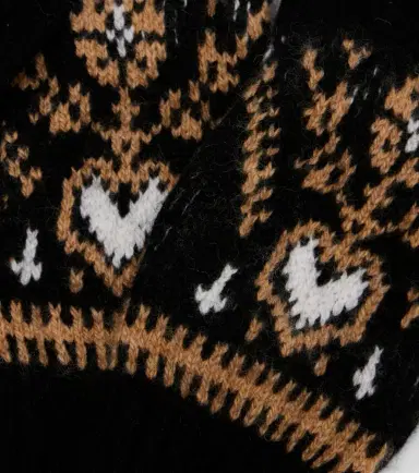Khaite Domini Fair Isle cashmere gloves | Thumbnail 2