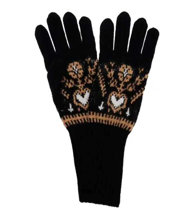 Domini Fair Isle cashmere gloves