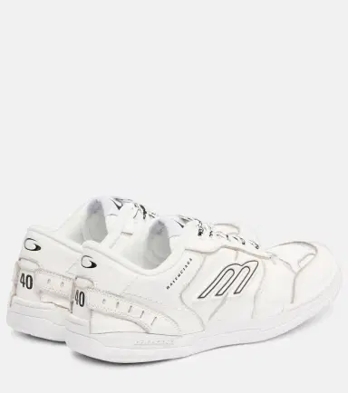 Balenciaga Hamptons 3B Sports Icon leather sneakers | Thumbnail 4 Balenciaga Hamptons 3B Sports Icon leather sneakers | Thumbnail 4