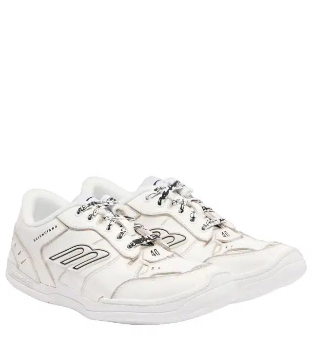 Balenciaga Hamptons 3B Sports Icon leather sneakers